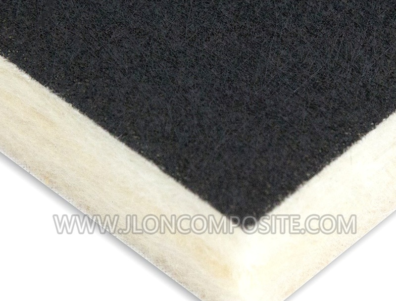 Fiberglass black tissue for Acoustic fiberglass Ceiling tiles