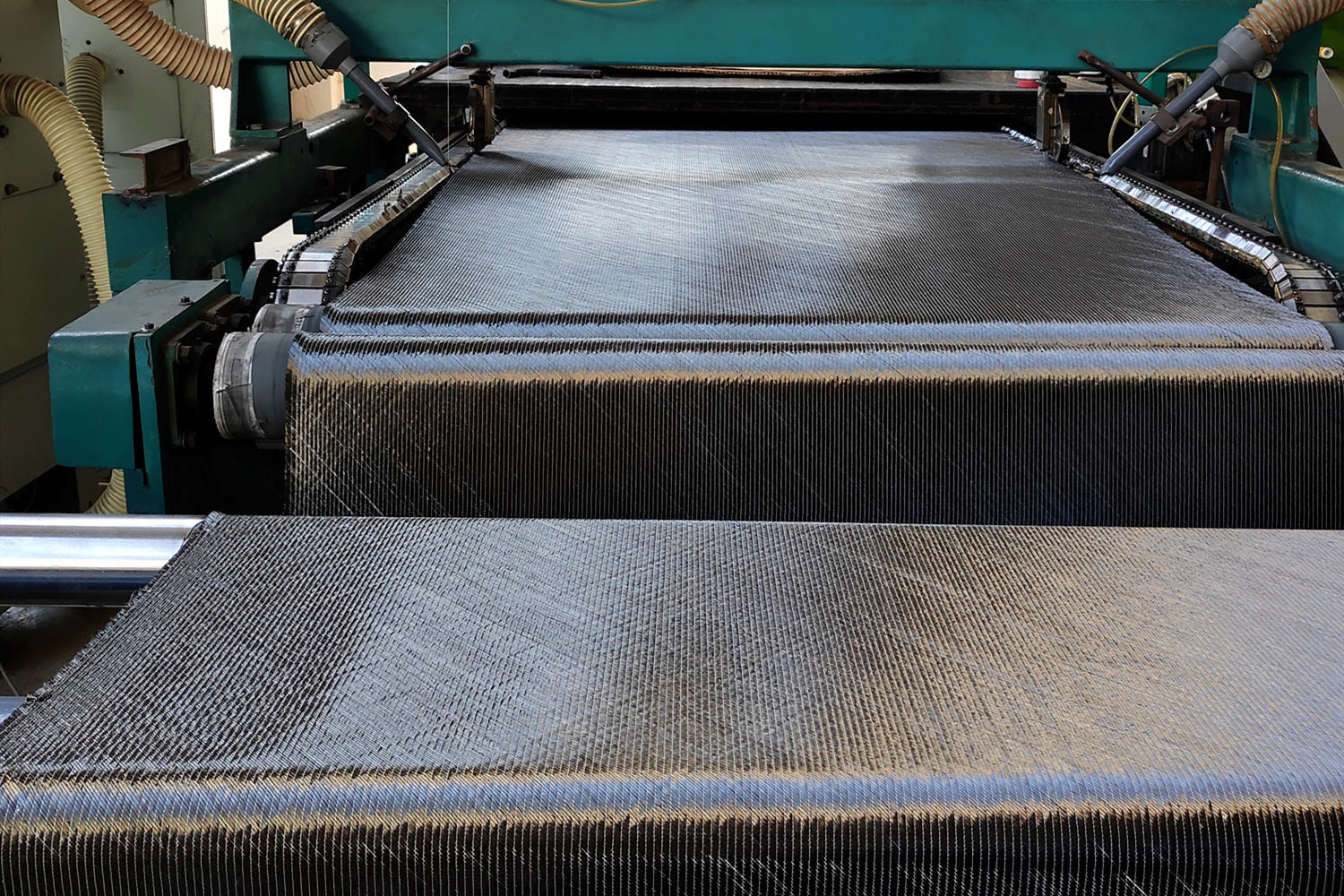 Multiaxial carbon fiber fabric