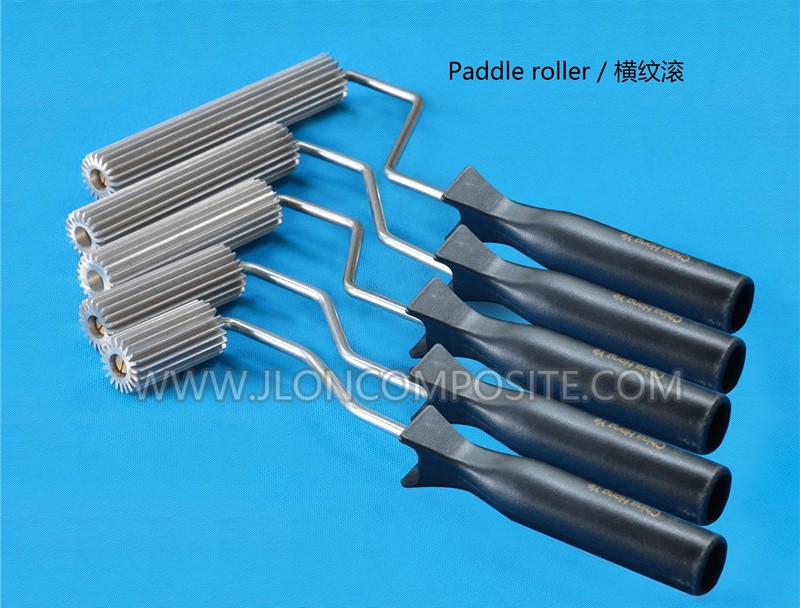 Fiberglass Roller kit,Durable Aluminum Paddle Roller