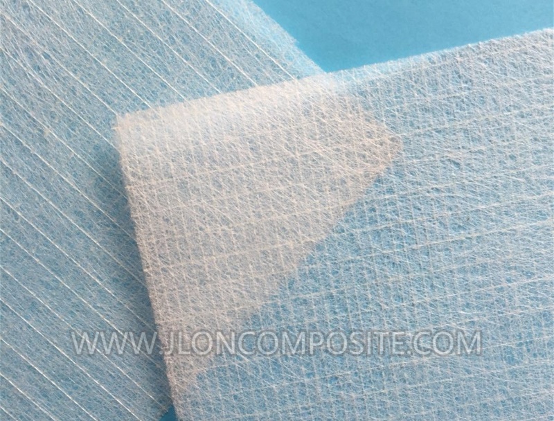 Fiberglass tissue with mesh for PVC vinyl flooring