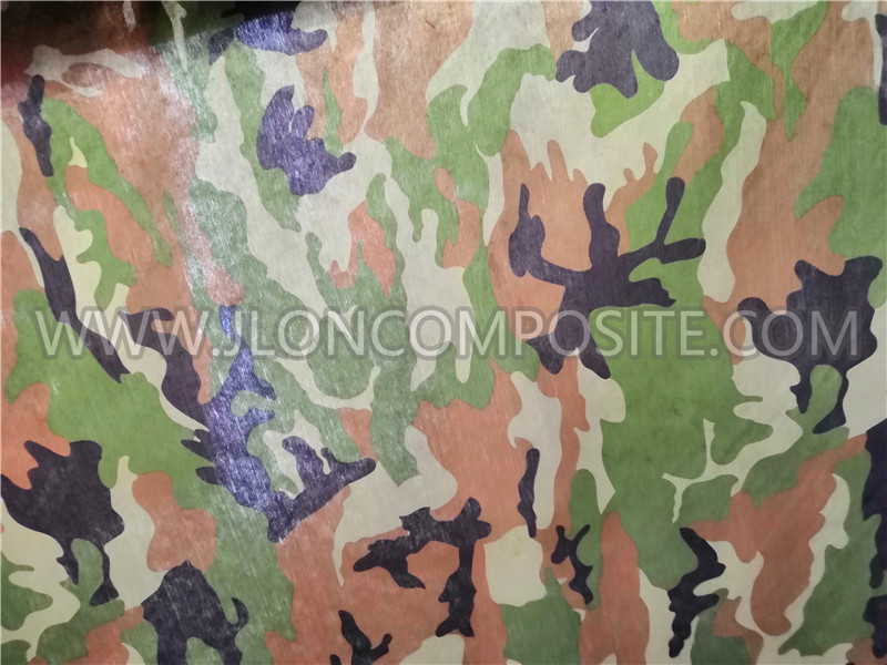 Camouflage Pattern Polyester Veil