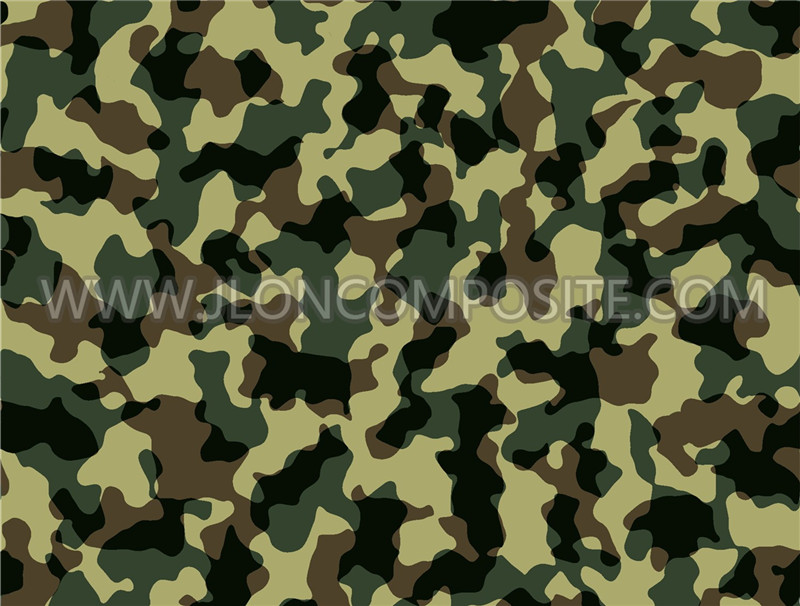 Camouflage Pattern Polyester Veil